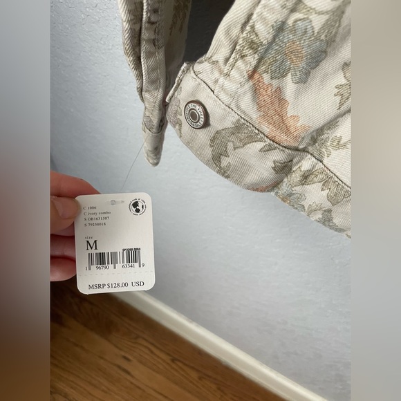 Free People Opal Swing Printed Denim Jacket 💫 - Picture 9 of 9